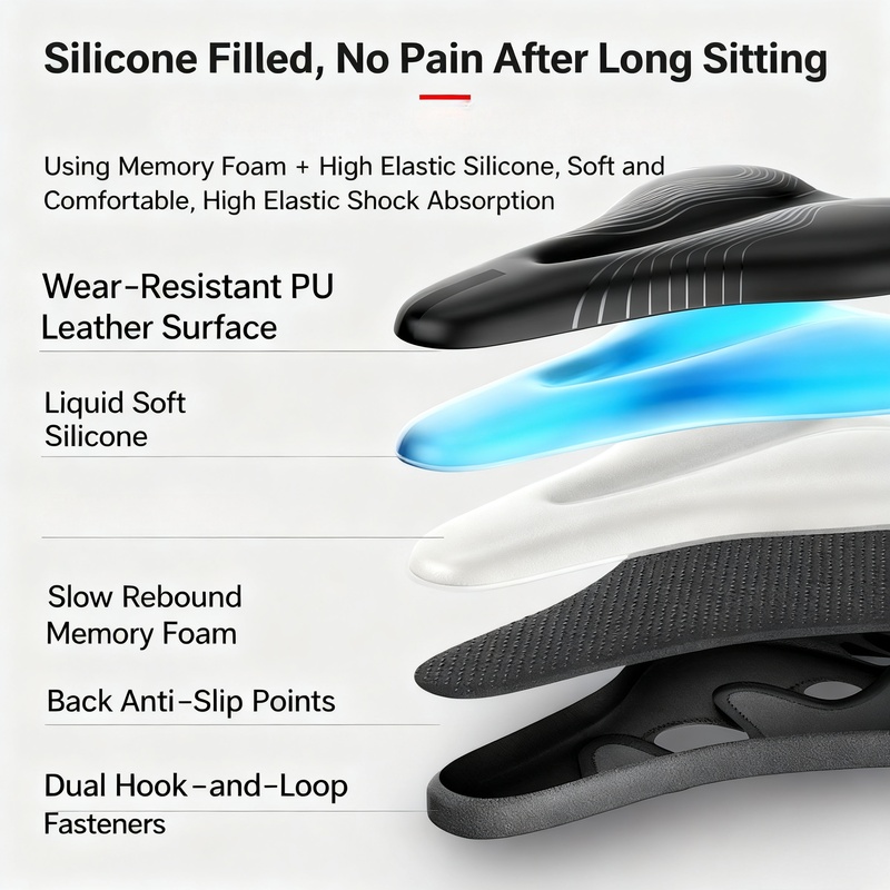 PHOENIX Gel & Memory Foam Bike - Mountain Biking Phoenix recension och pris